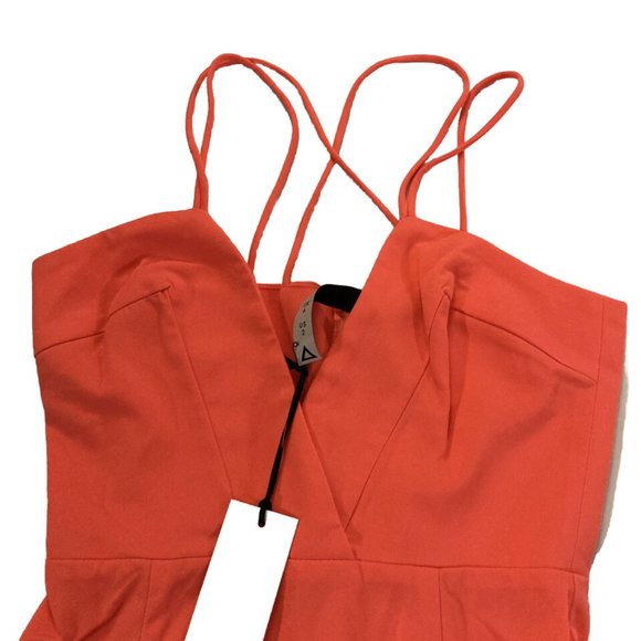 AQ/AQ Orange Mini Dress - Picture 4 of 10